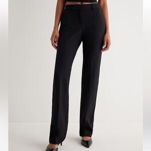 Express Editor Boot Mid-rise Pant - Size 8R - Black